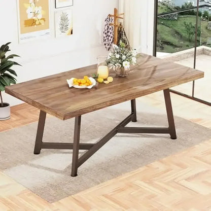 Solid Wood Dining Table seats 6