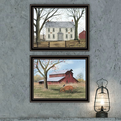 2- Piece Early American Homestead, Ready to Hang
