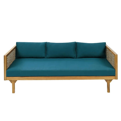 Outdoor Sofa or Daybed Made From Acacia Wood