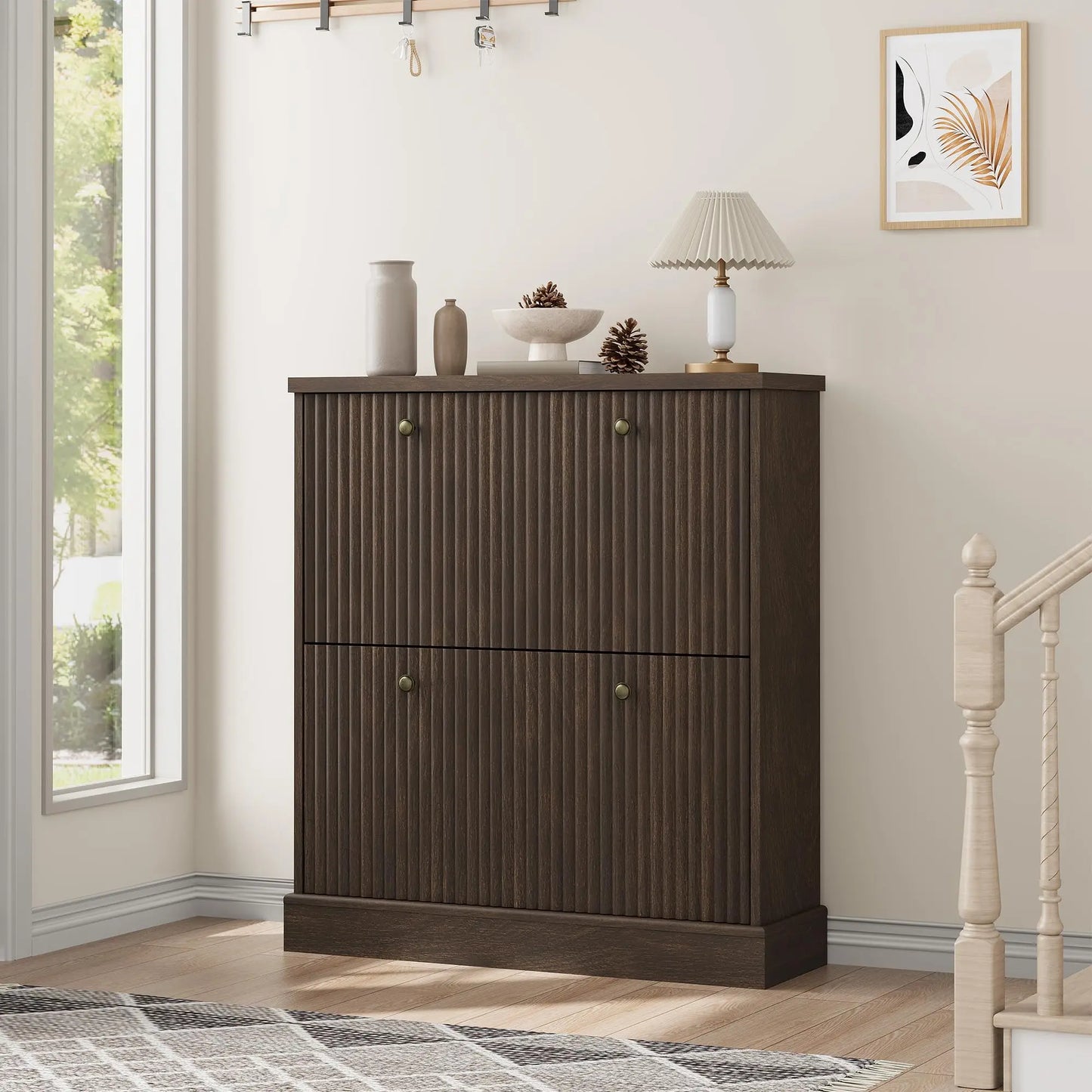 Shoe Cabinet Organizer for Entryway, Hallway or Foyer