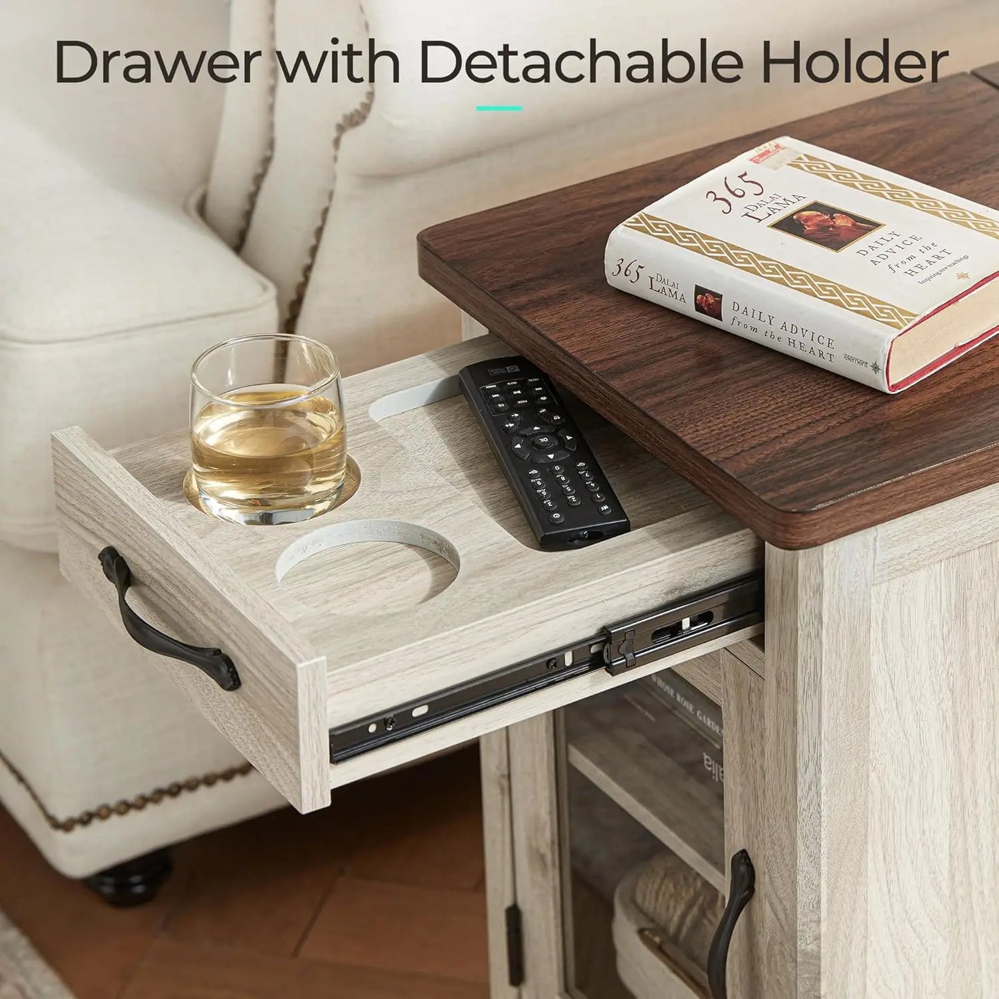 3 Piece, Farmhouse Coffee Table Set & 2 End Tables