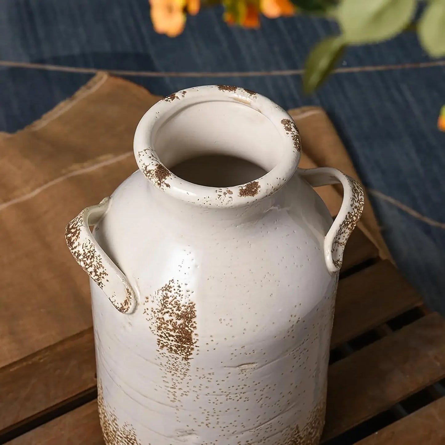 Ceramic Rustic Flower Vase